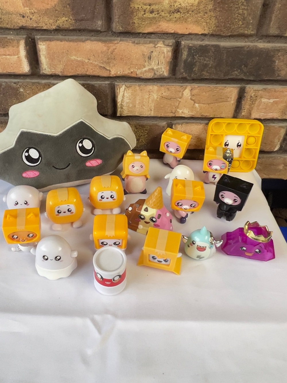 Yellow Mystery Blind Box Kids Collectible Figures - Cute Character Set